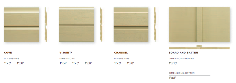 malibec wood siding styles