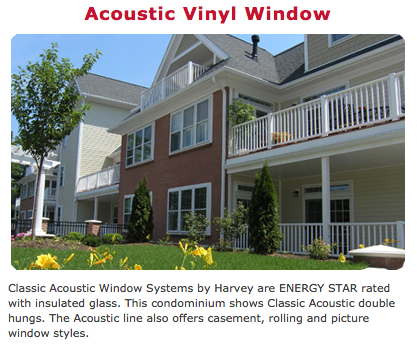 harvey accoustic vinyl window