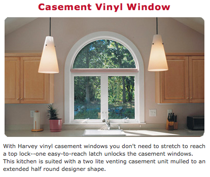 harvey vinyl casement window